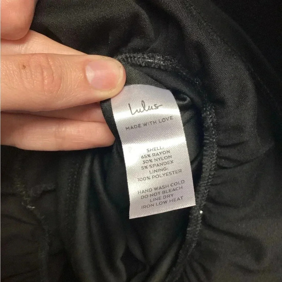 Lulus Mini Dress With Ruffle Hem Size Medium - Picture 4 of 6